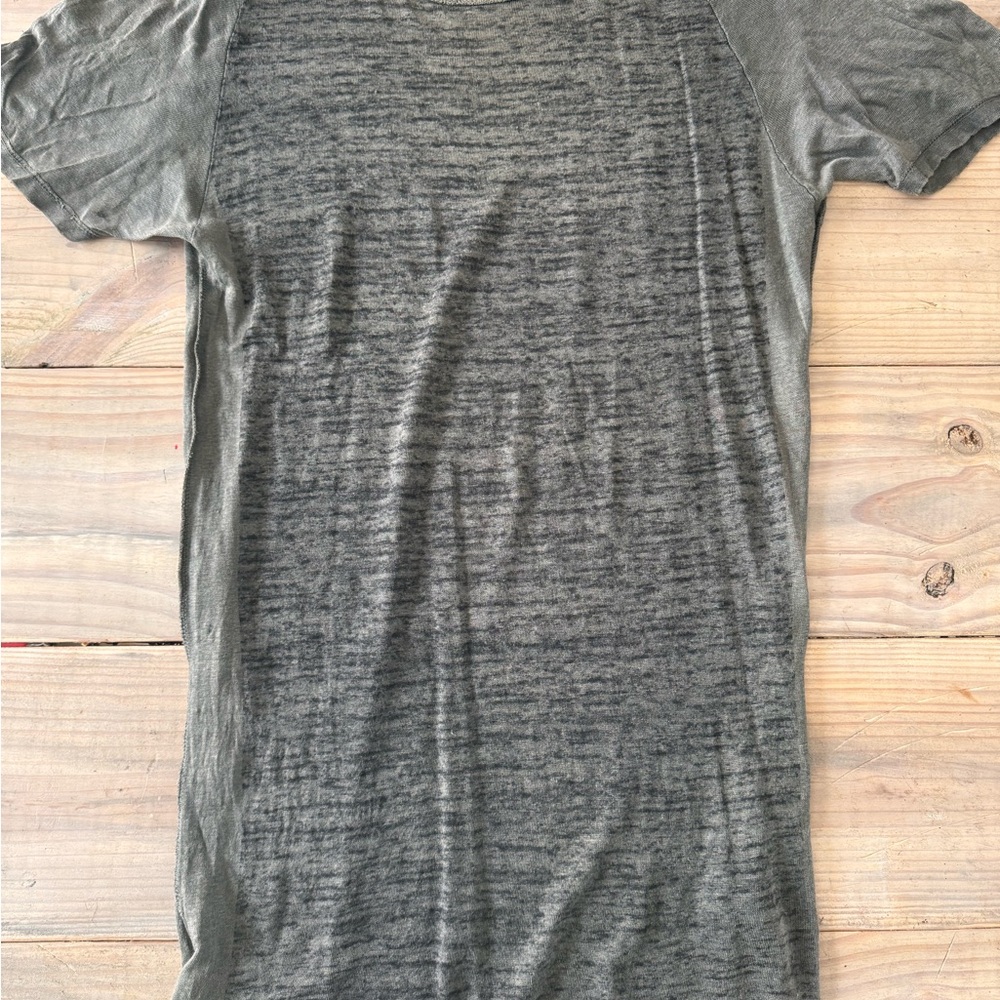 All Saints 100% slub linen long Tee
